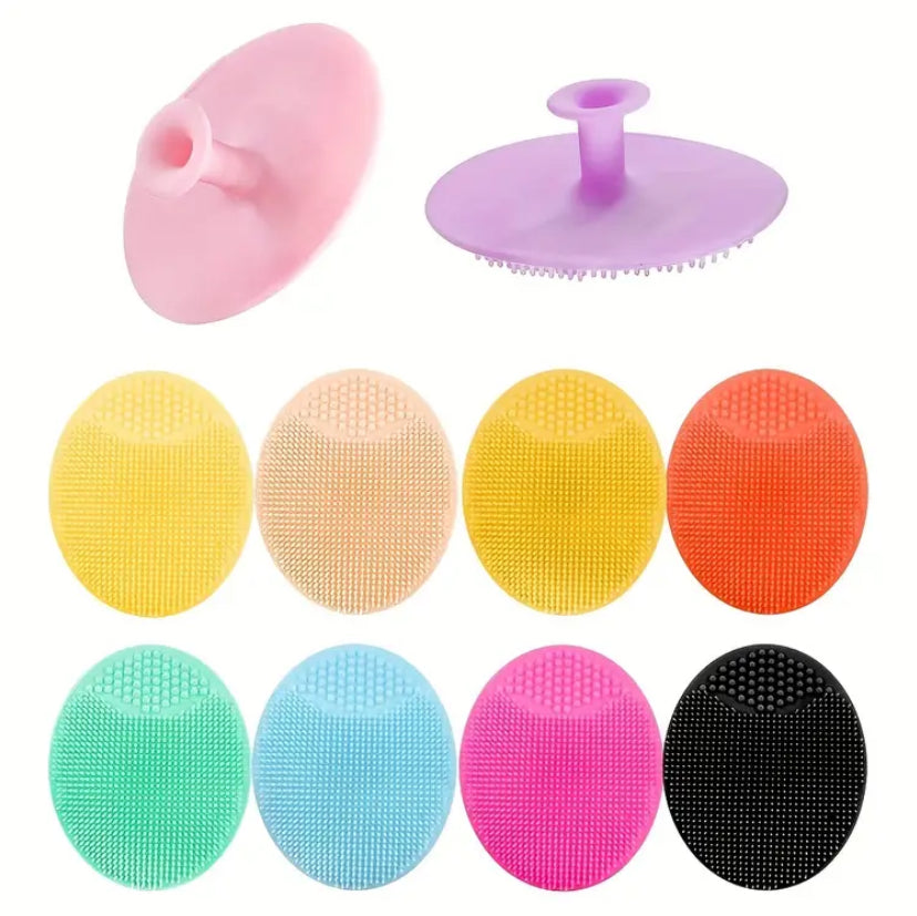 2pcs brosse nettoyante pour visage , en silicone