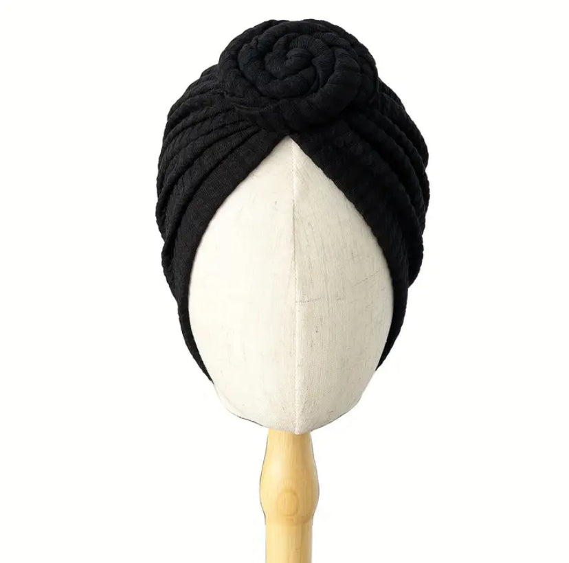 Turban à noeud torsadé pour femme