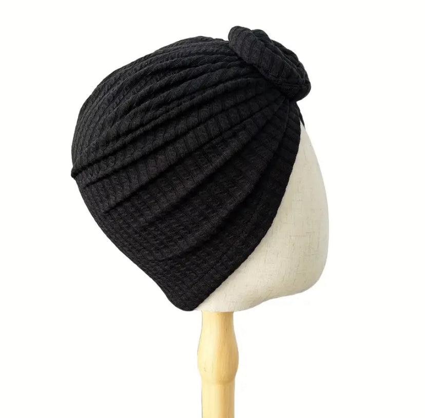 Turban à noeud torsadé pour femme